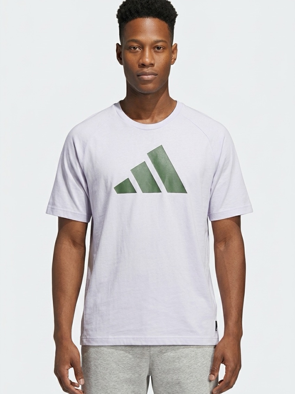 ADIDAS | Light Purple Crewneck Heavyweight Short Sleeve Tee Men’s Size X-Large
